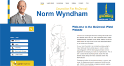 Desktop Screenshot of normwyndham.org
