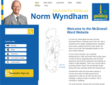 Tablet Screenshot of normwyndham.org